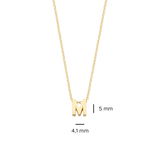 Gelbgoldenes M - PERDONA