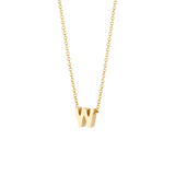 Gelbgoldenes W - PERDONA