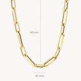 Halskette mit Kordelmuster in 585 Gold - PERDONA