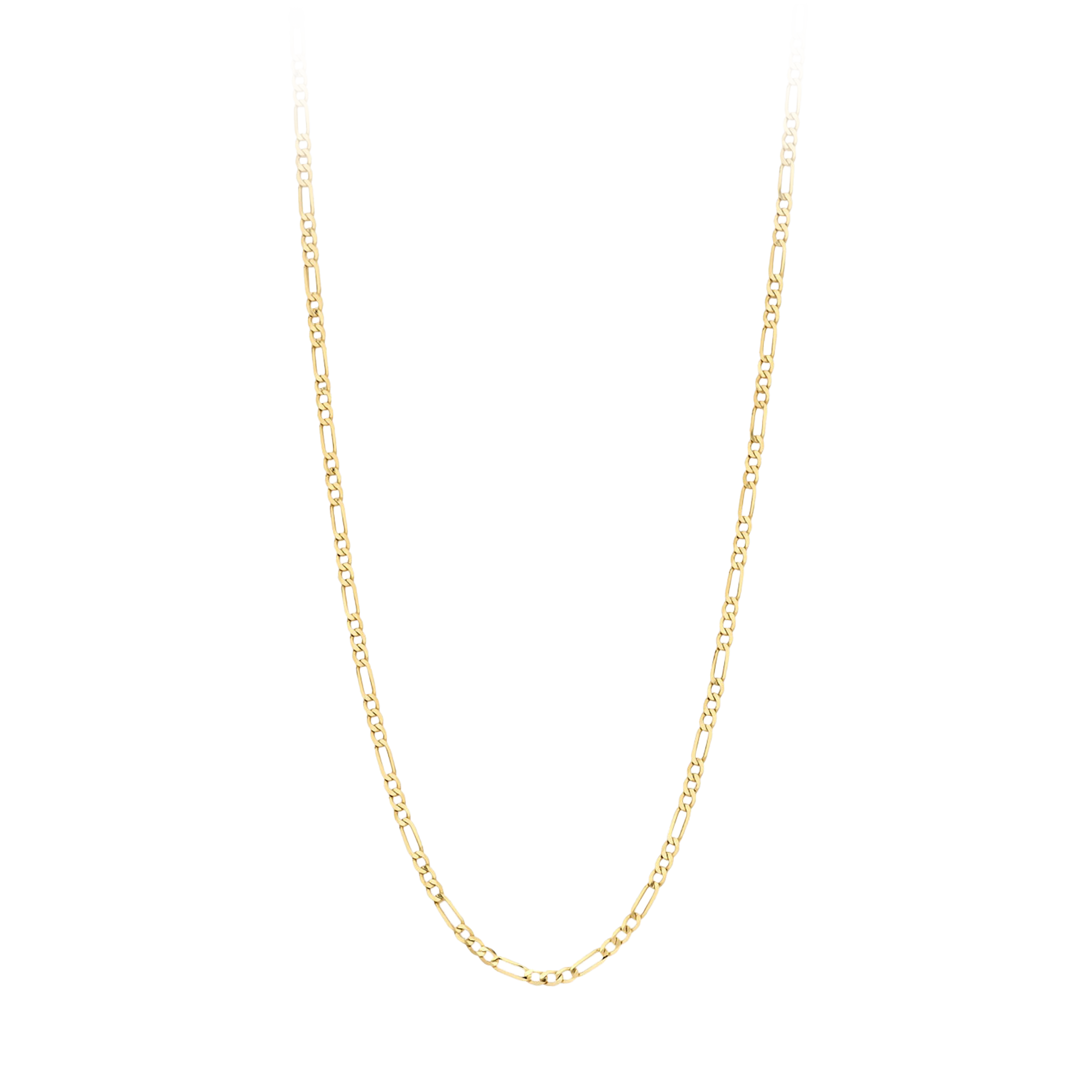 Halskette mit Figaro-Gliedern aus 585 Gold - PERDONA