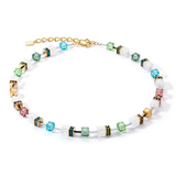 GeoCUBE® Iconic Statement Precious Halskette multicolor - PERDONA