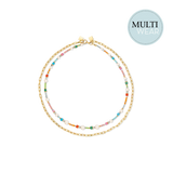 Halskette Classic Layer gold-multicolor - PERDONA