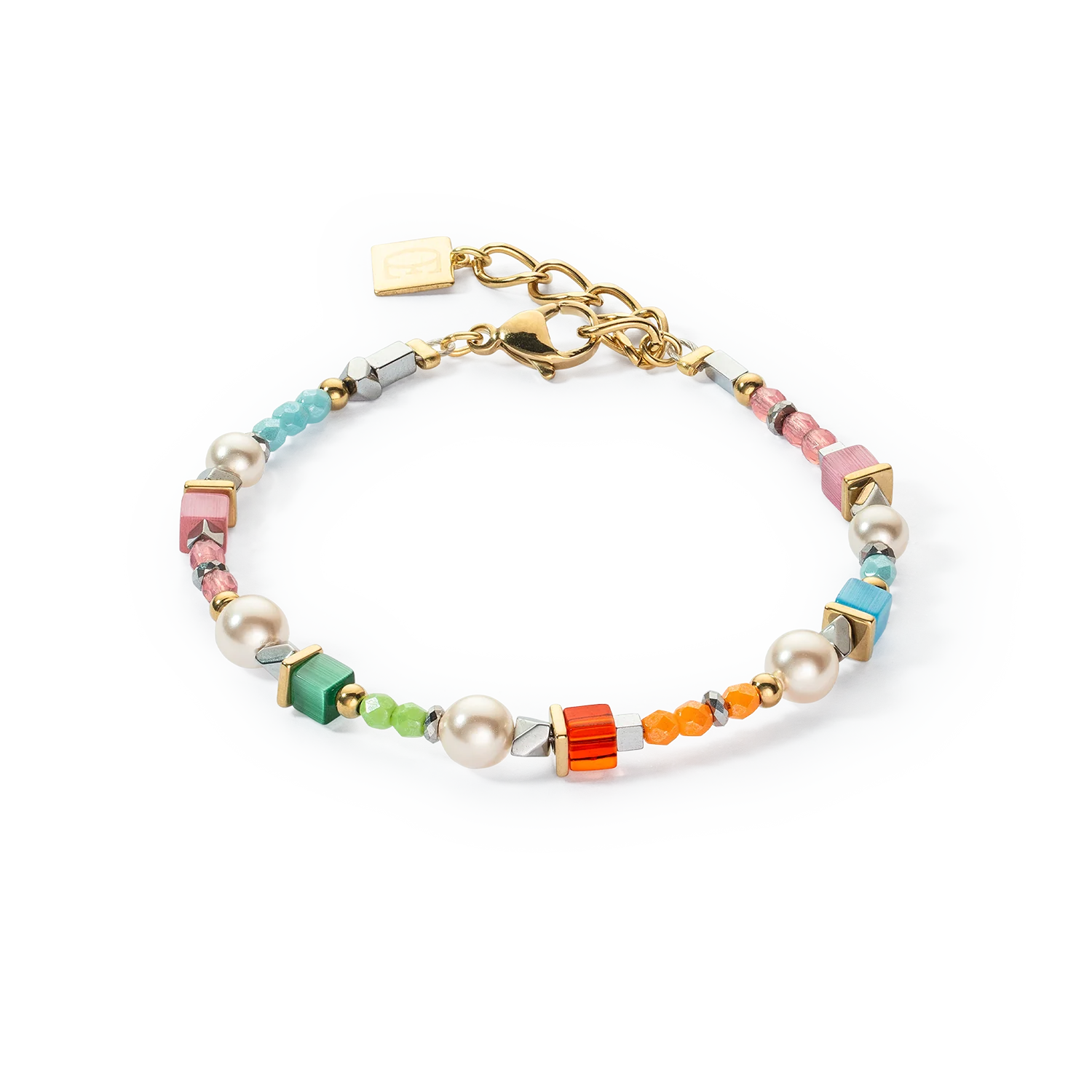 Armband Classic Layer gold-multicolor - PERDONA