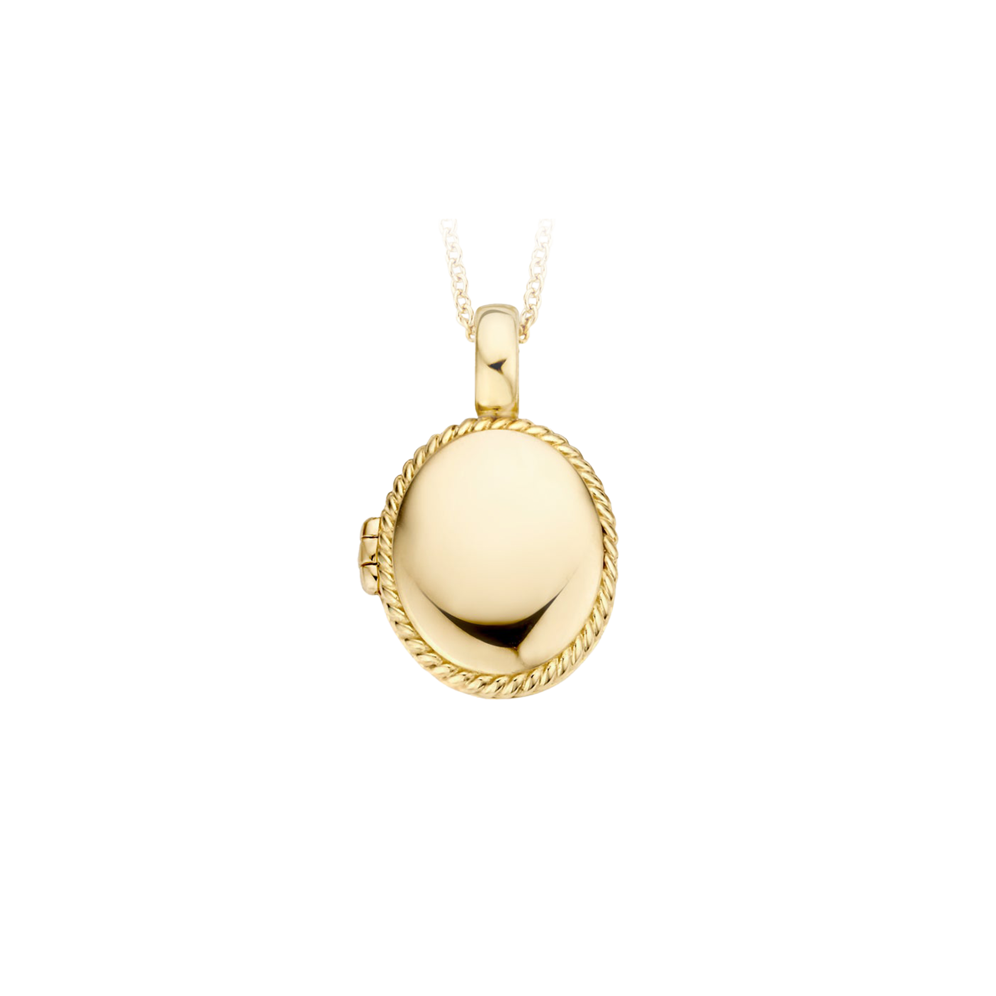 Ovales Medaillon 13mm aus 585er - PERDONA
