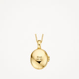 Ovales Medaillon 17mm aus 585er Gold - PERDONA