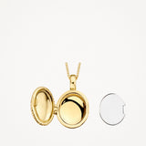 Ovales Medaillon 17mm aus 585er Gold - PERDONA