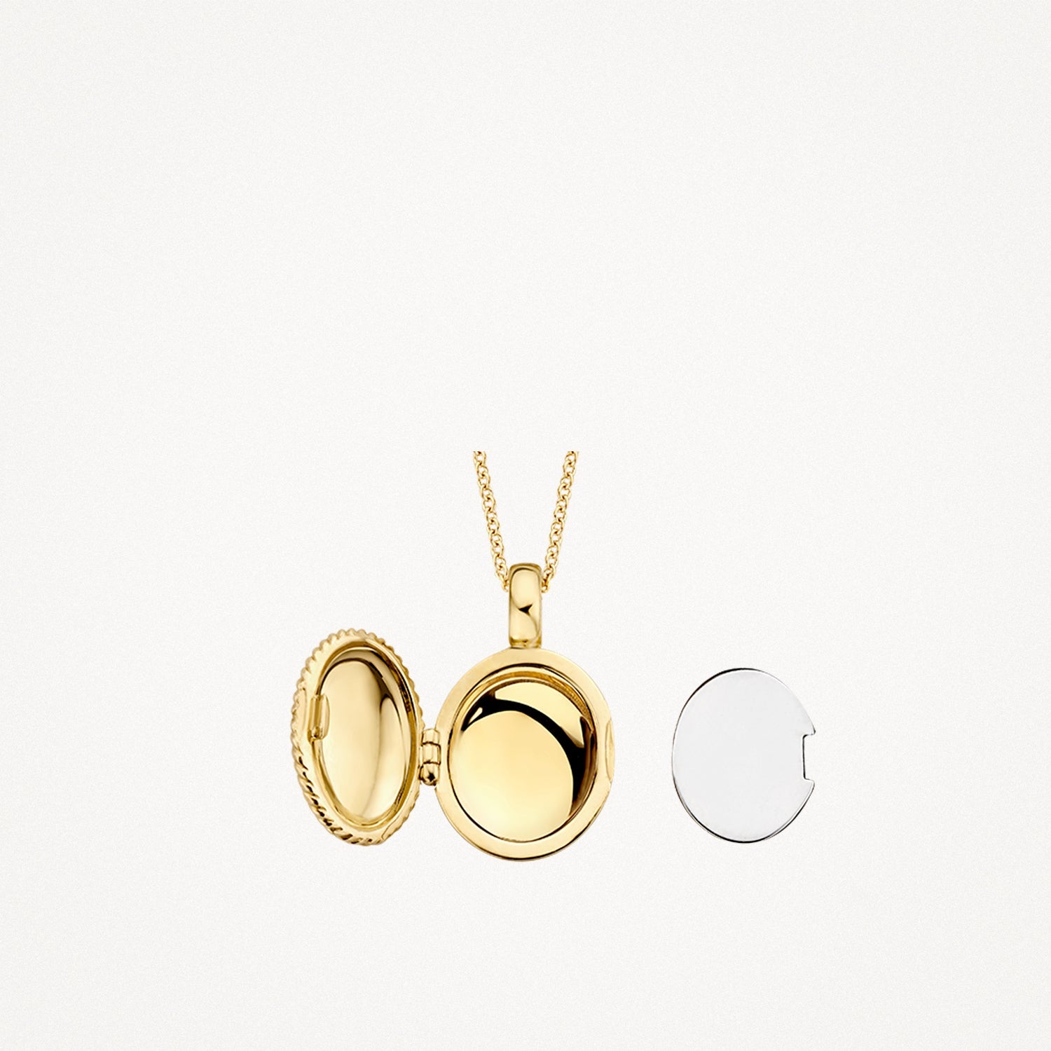 Ovales Medaillon 13mm aus 585er - PERDONA