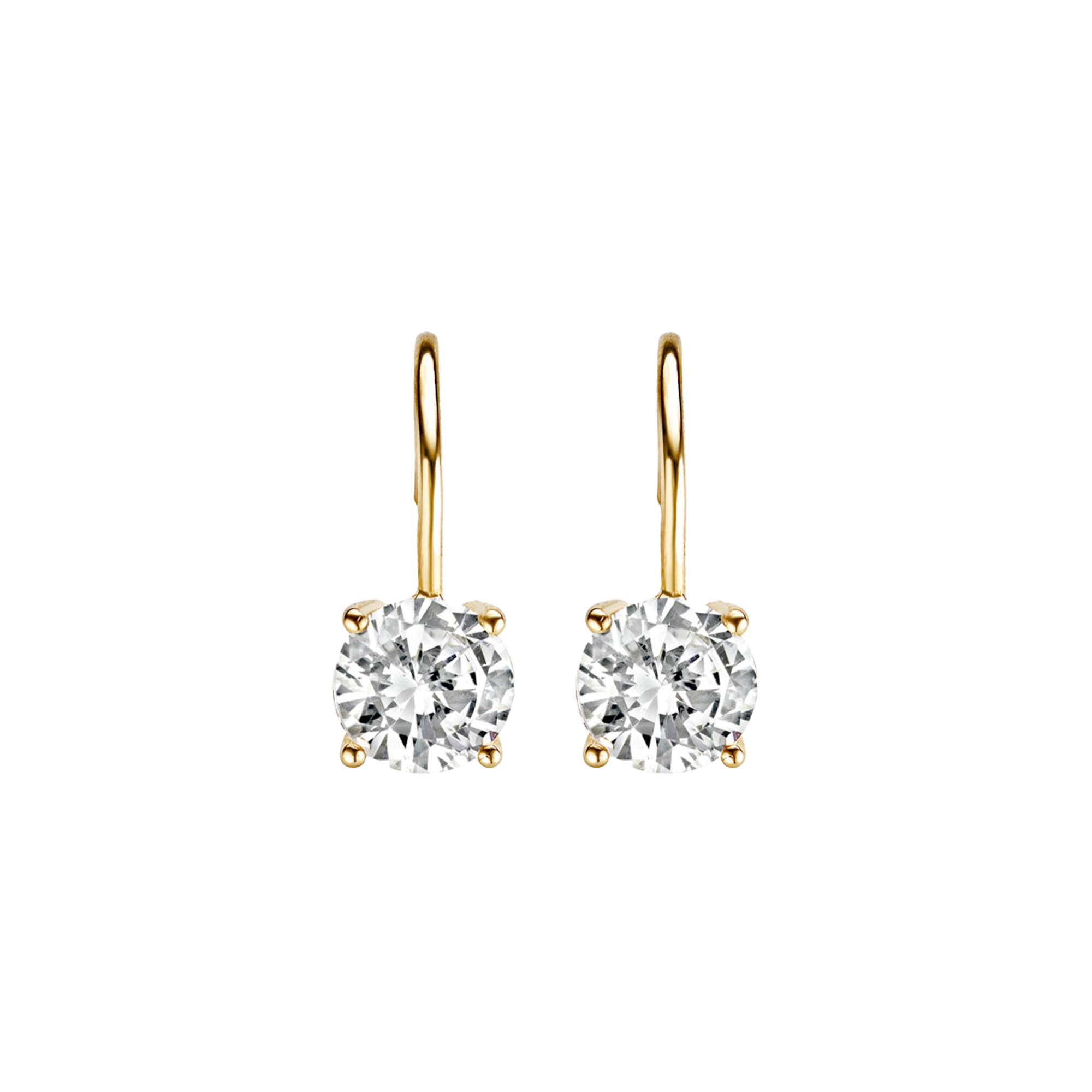 Ohranhänger mit Zirkonia 585 Gold - PERDONA