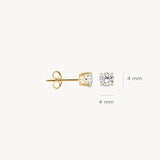 Ohrstecker Zirkonia 585 Gold - PERDONA
