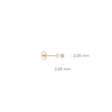 Ohrstecker Zirkonia 585 Gold - PERDONA