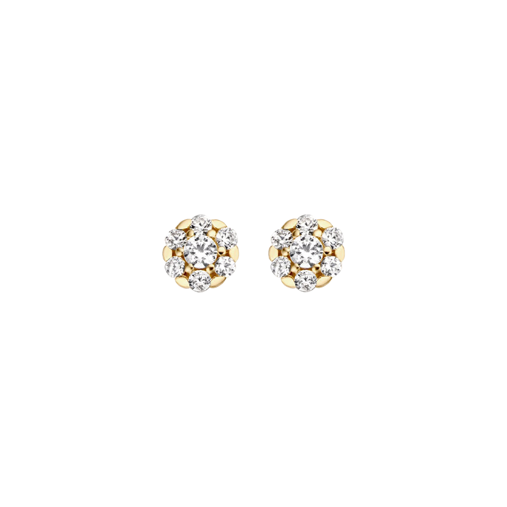 Ohrstecker Zirkonia 585 Gold - PERDONA