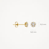 Ohrstecker Zirkonia 585 Gold - PERDONA