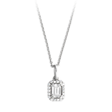 Anhänger mit Zirkonia aus Weißgold