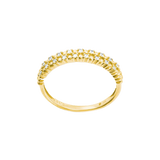 Ring mit Brillanten aus 585 Gelbgold