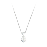 Anhänger mit Diamanten aus 585 Weißgold