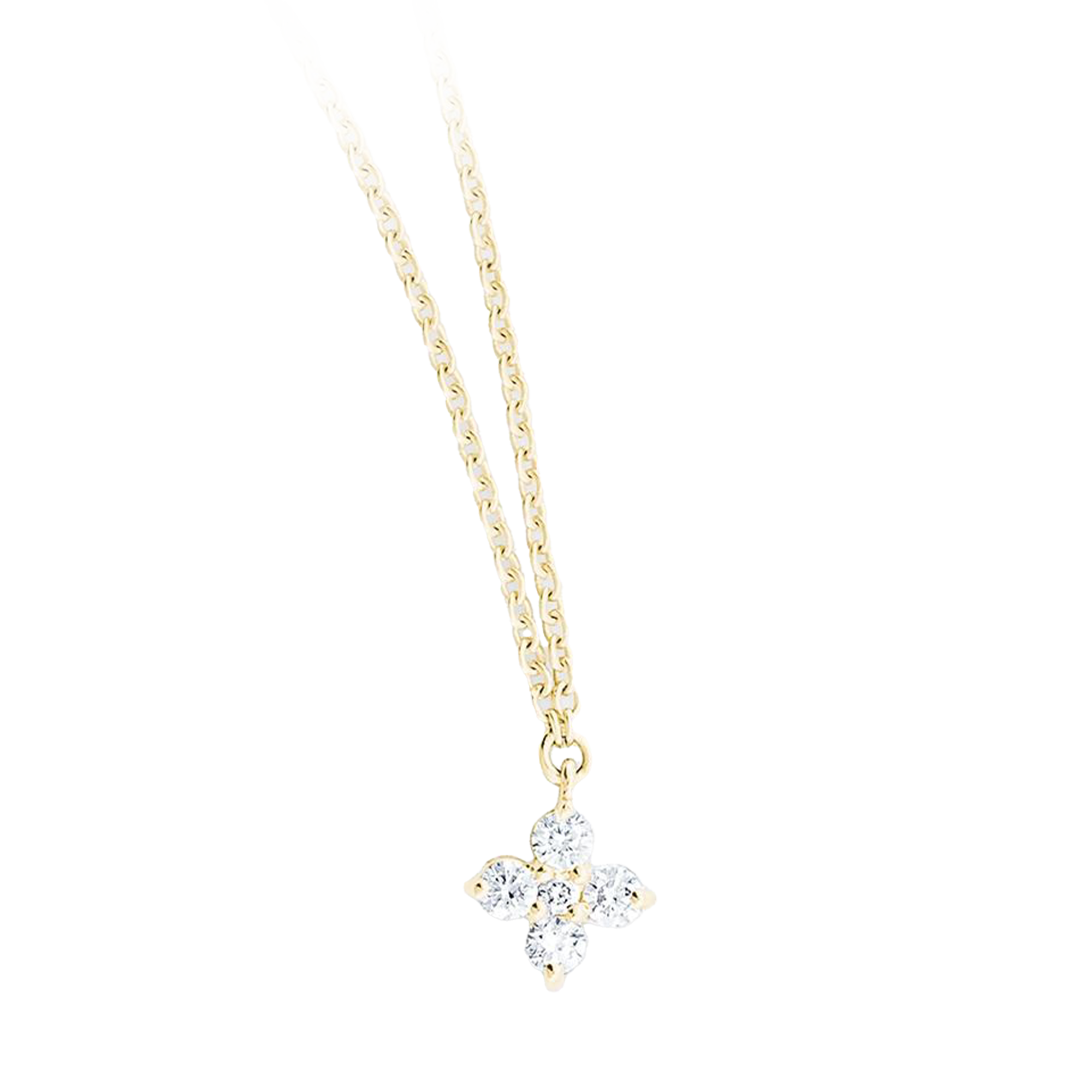 Collier mit Brillanten aus 585 Gelbgold - PERDONA