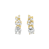 Ohrstecker mit Diamanten aus 585 Gelbgold - PERDONA