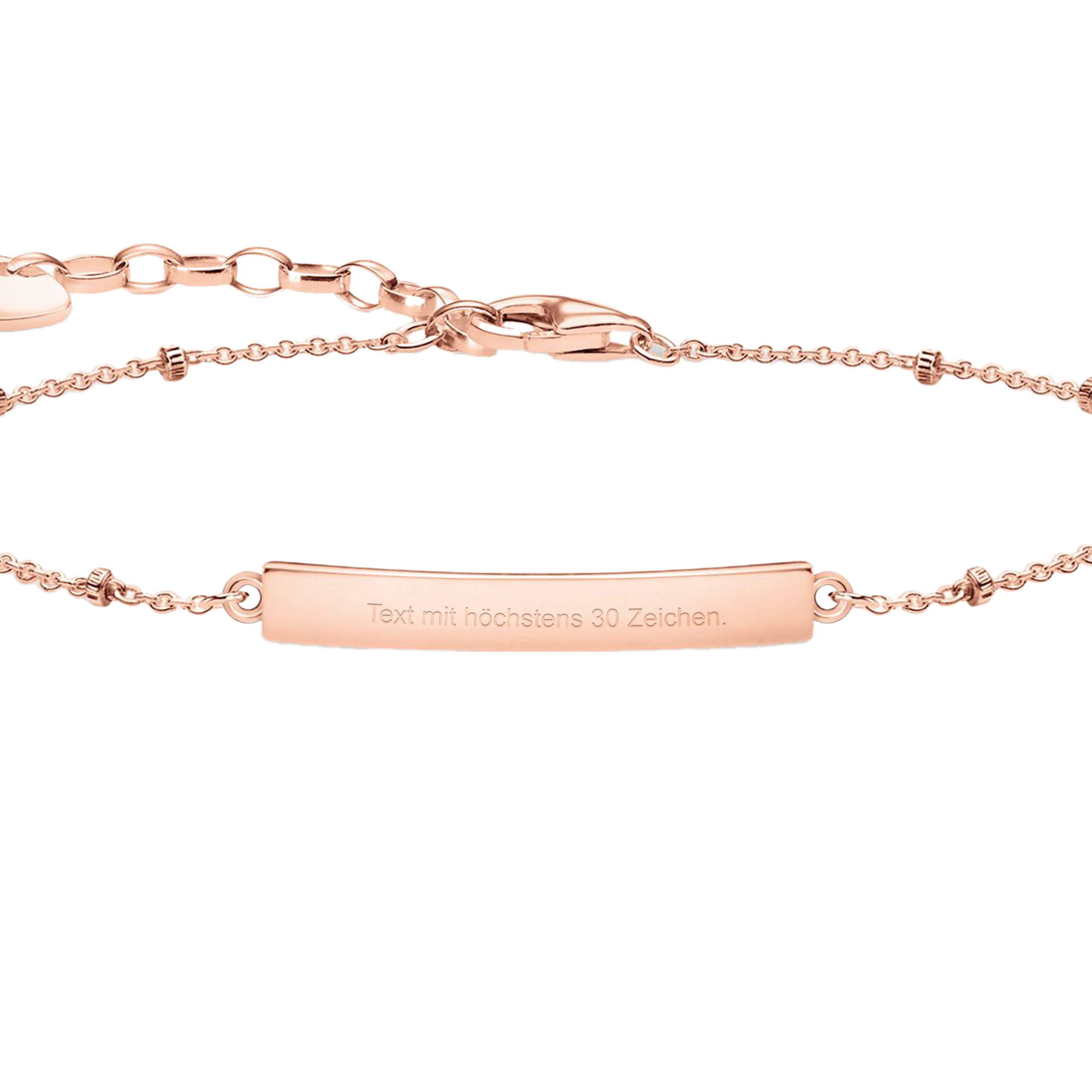 Armband klassisch Dots roségold - PERDONA