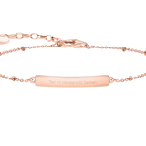 Armband klassisch Dots roségold - PERDONA