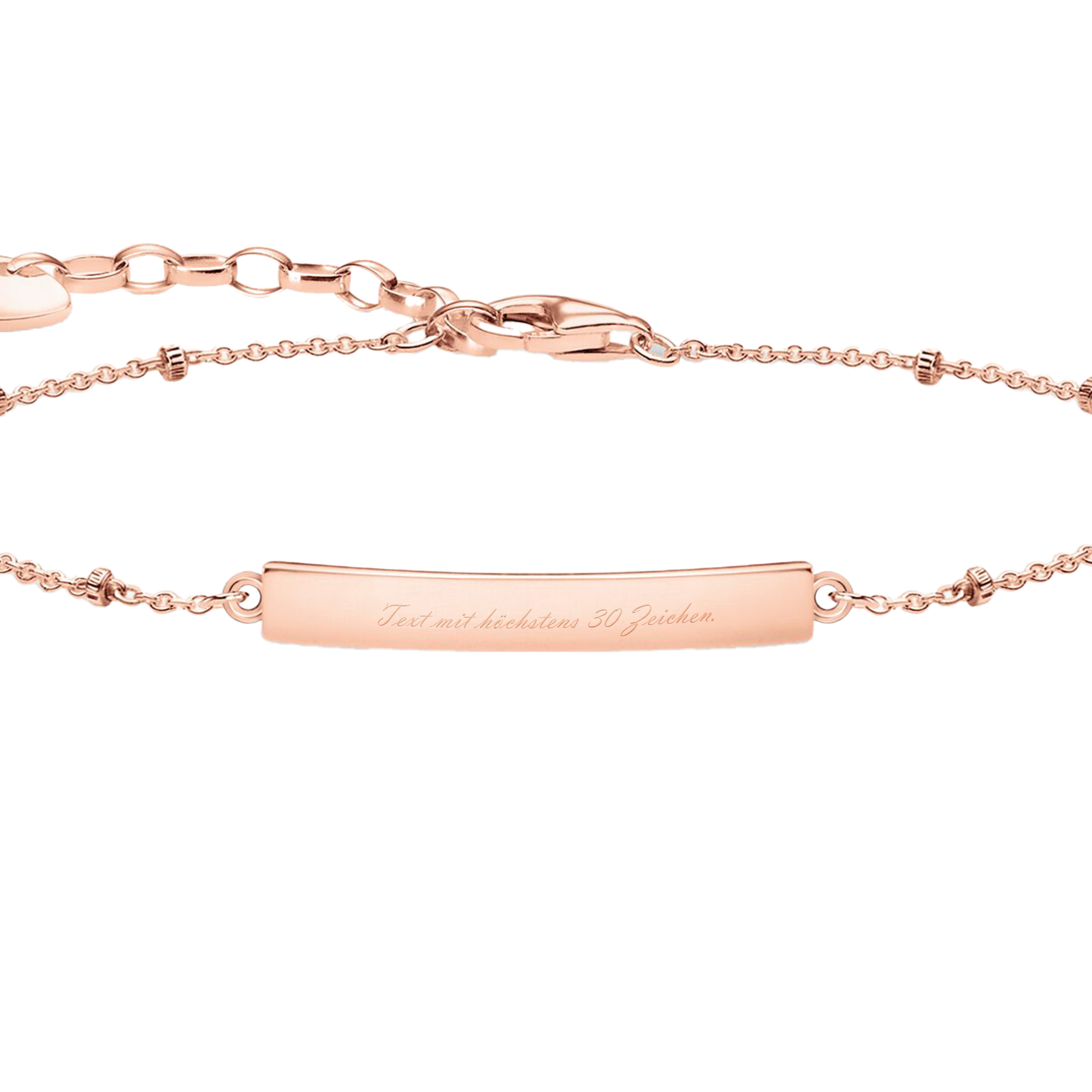 Armband klassisch Dots roségold - PERDONA