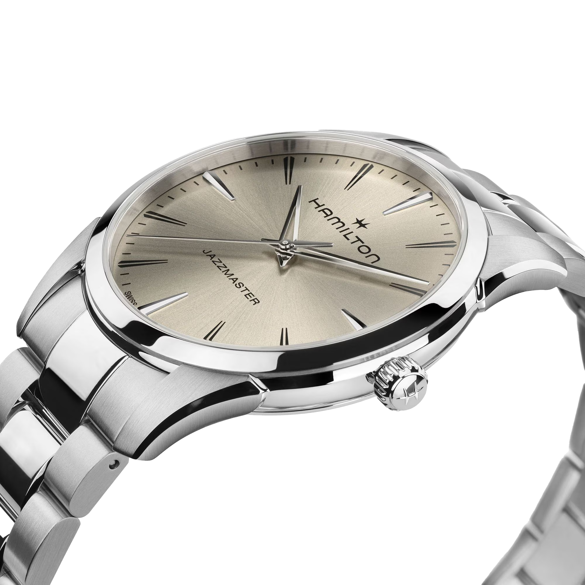 Jazzmaster Quartz 40 mm beige - PERDONA
