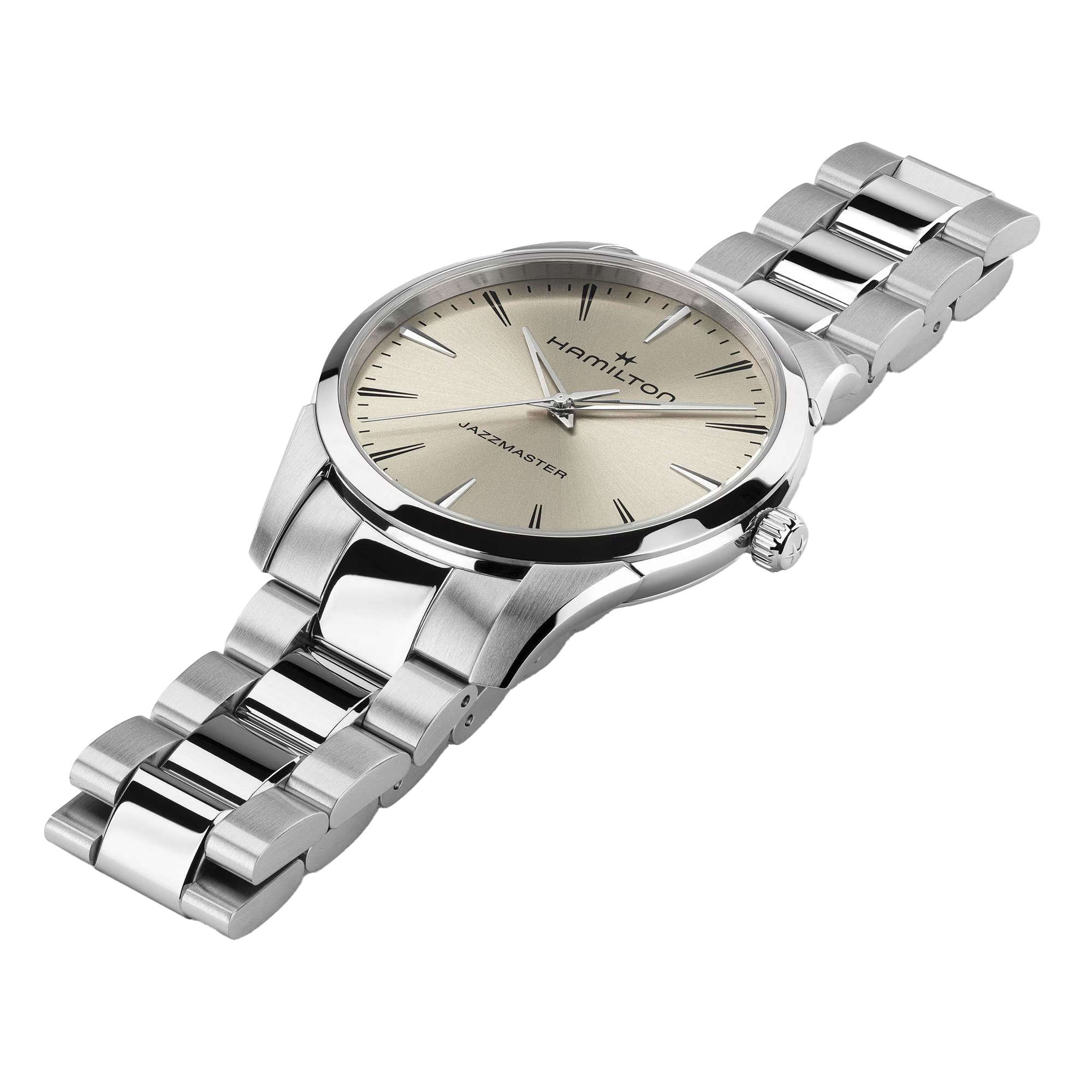 Jazzmaster Quartz 40 mm beige - PERDONA