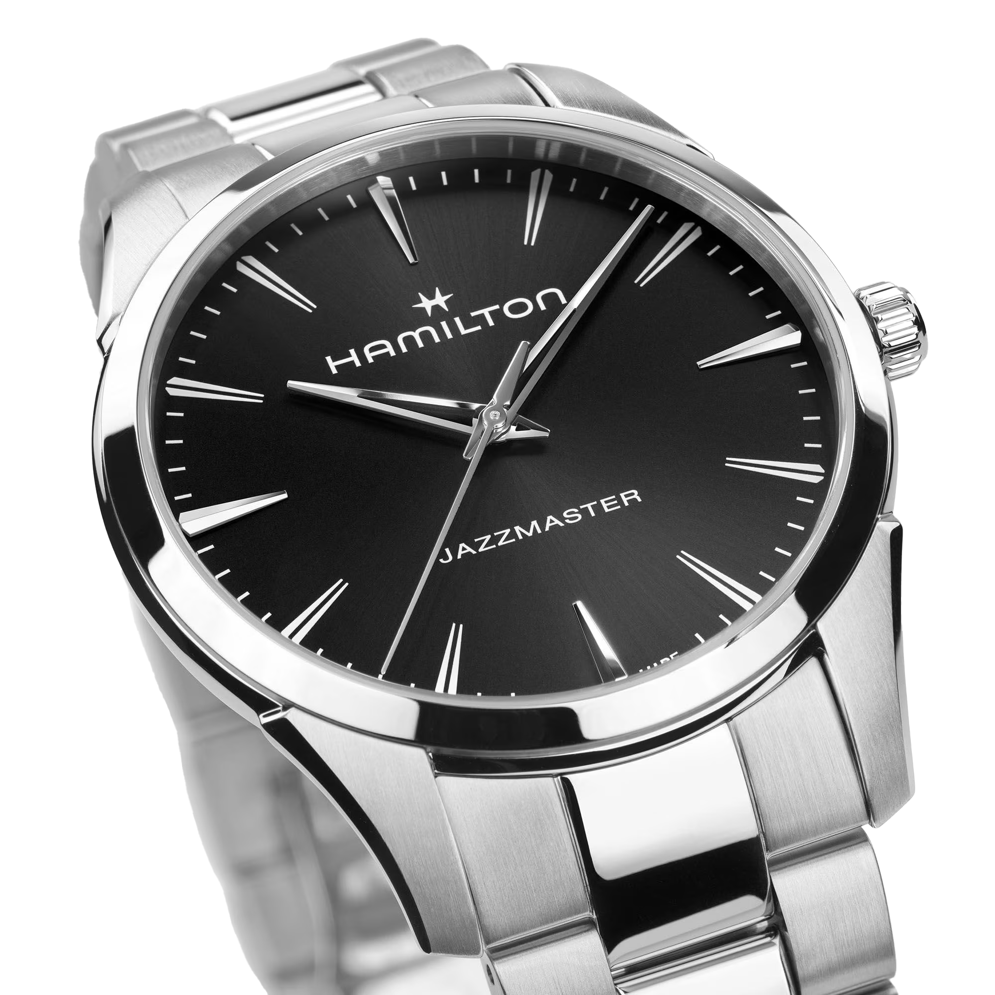Jazzmaster Quartz 40 mm schwarz - PERDONA