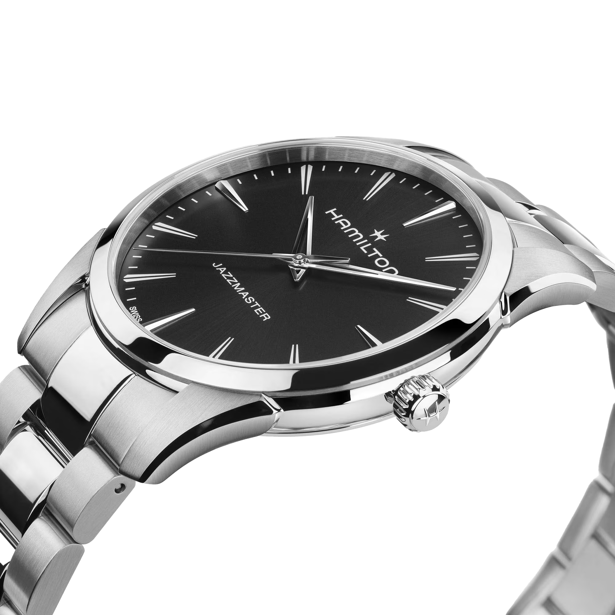 Jazzmaster Quartz 40 mm schwarz - PERDONA