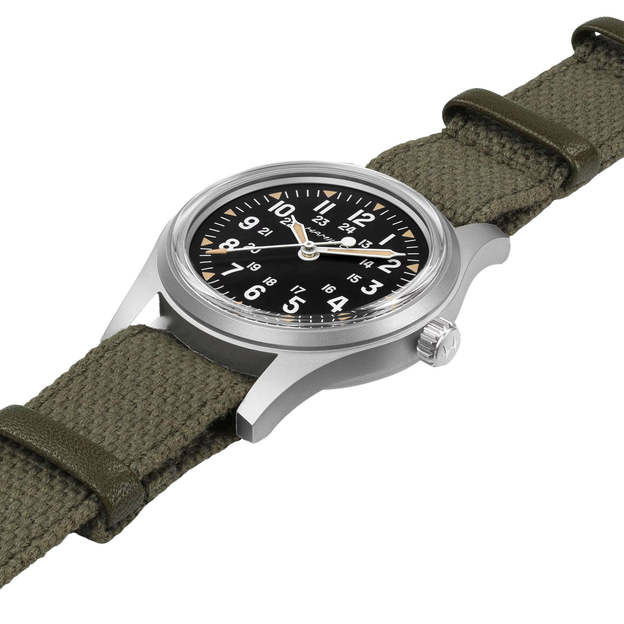 Khaki Field Mechanical 36 mm - PERDONA