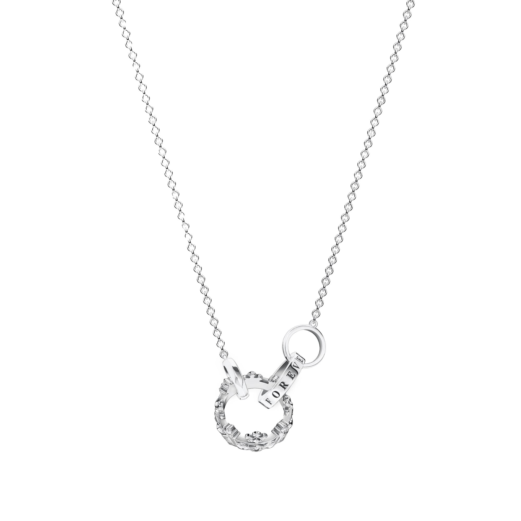 Kette Krone silber - PERDONA