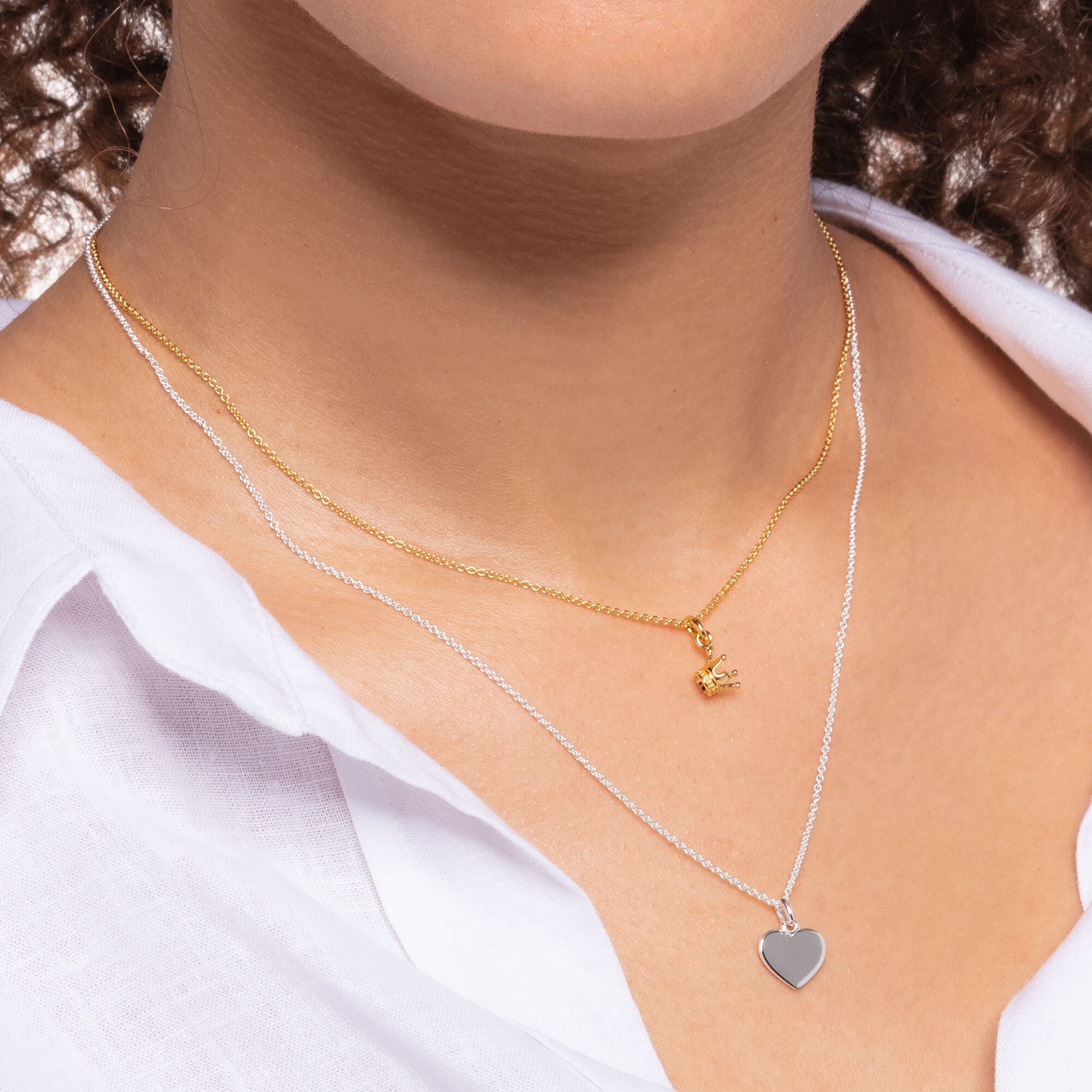 Kette Herz silber - PERDONA