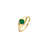 Ring mit eingelassenem Malachit - PERDONA