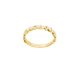 Gelbgoldring mit Brillanten