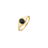Ring mit eingelassenem Onyx - PERDONA