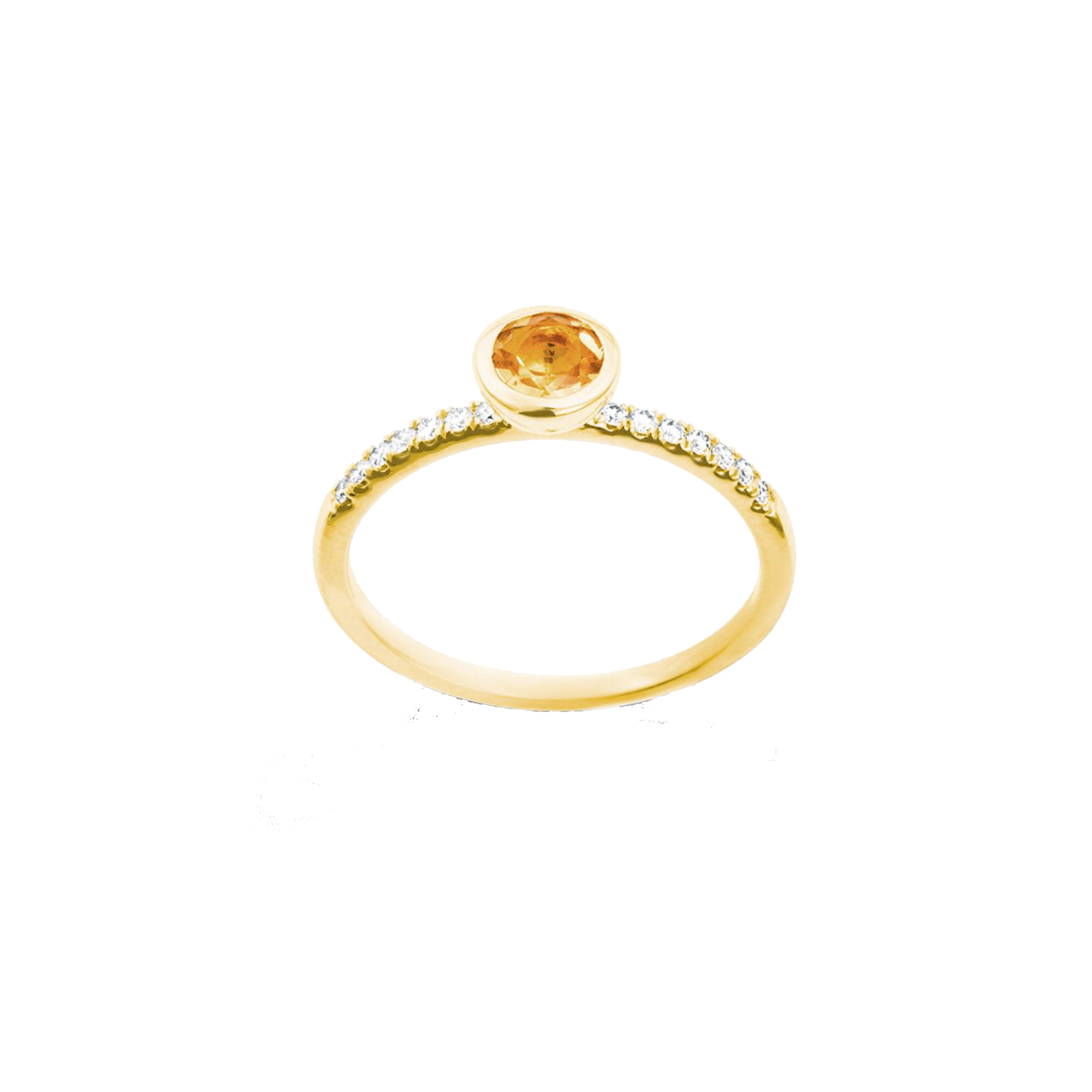 Ring mit Citrin