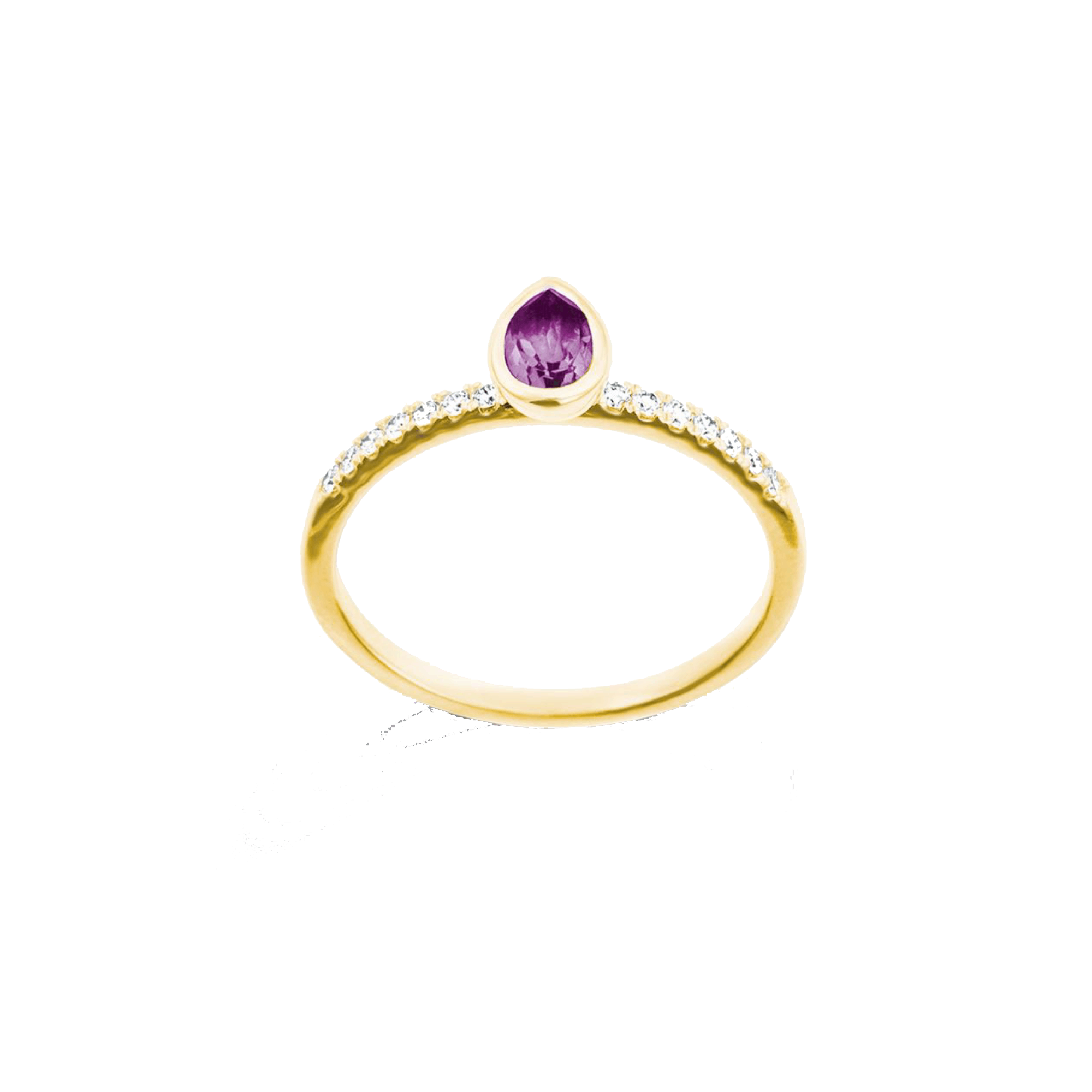 Ring mit Amethyst