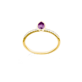 Ring mit Amethyst
