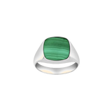 Silberring mit Malachit - PERDONA