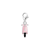 Charm-Anhänger pinker Motorroller Silber - PERDONA