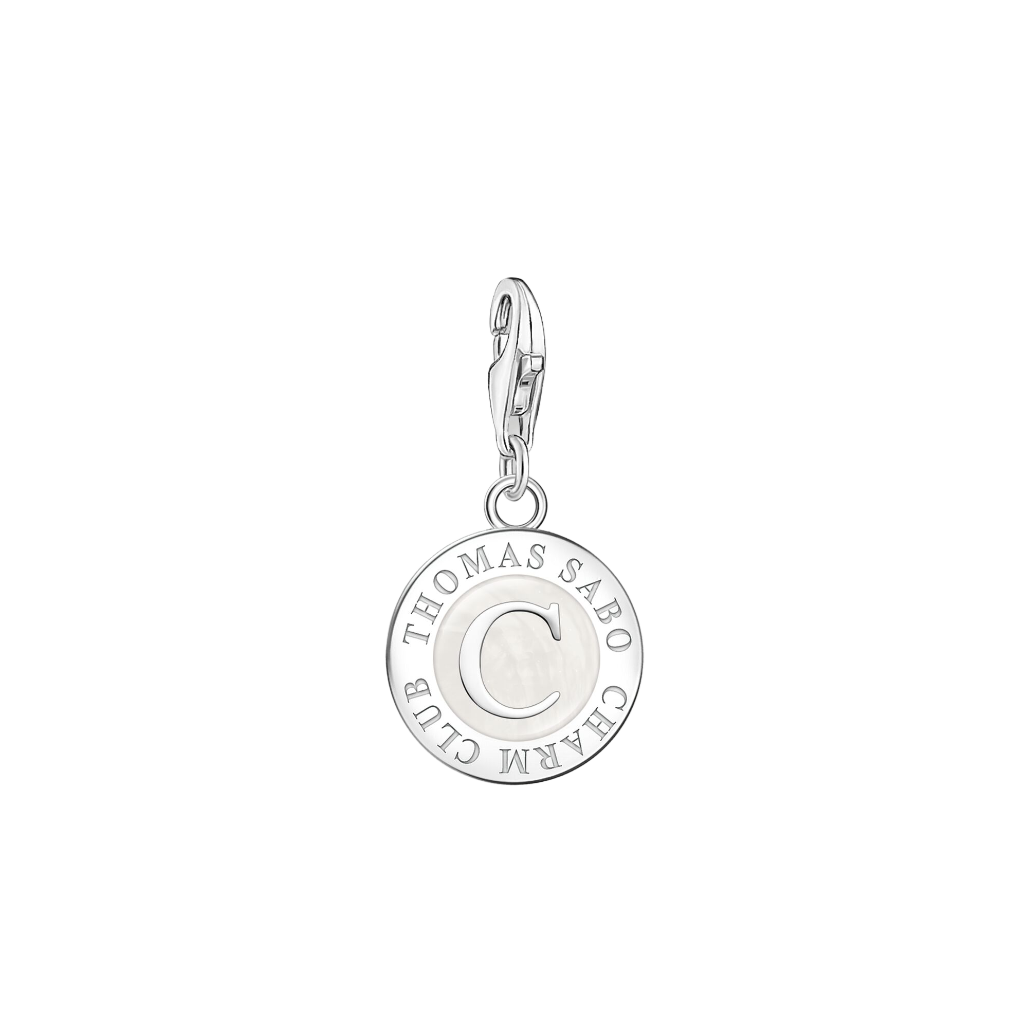 Member Charm weißer Charmista Coin Silber - PERDONA