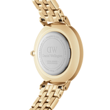 PETITE ROMAN NUMERALS 5-LINK GOLD 28mm - PERDONA