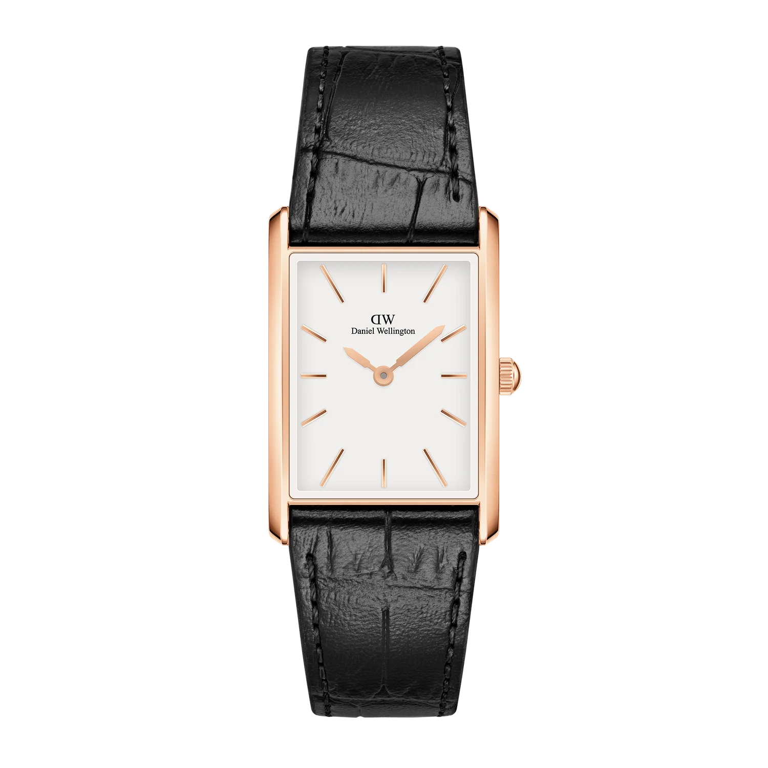 BOUND BLACK CROCODILE ROSE GOLD - PERDONA