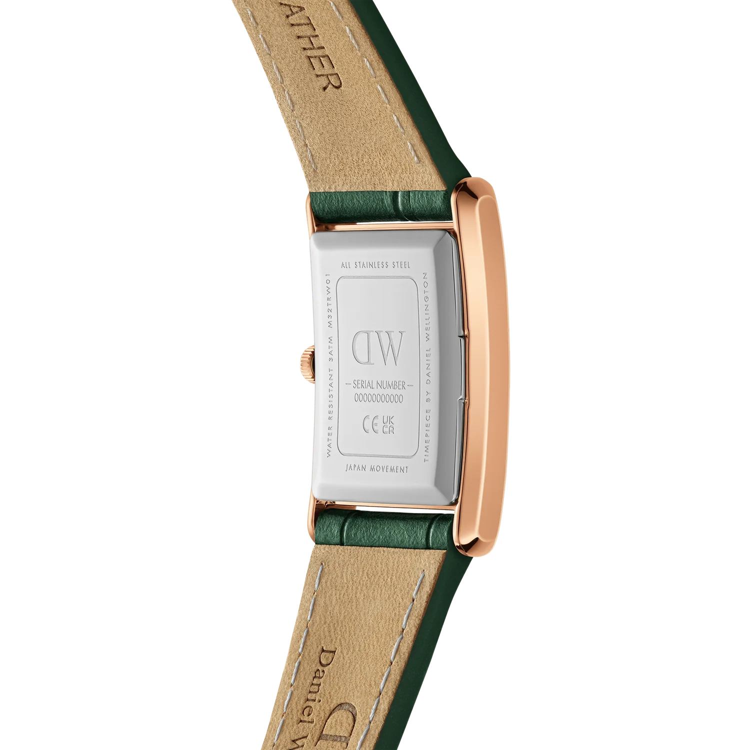 BOUND CROCODILE EMERALD SUNRAY ROSE GOLD - PERDONA