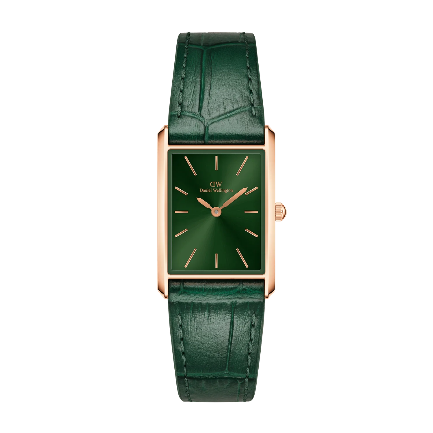 BOUND CROCODILE EMERALD SUNRAY ROSE GOLD - PERDONA