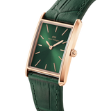 BOUND CROCODILE EMERALD SUNRAY ROSE GOLD - PERDONA