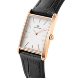 BOUND BLACK CROCODILE ROSE GOLD - PERDONA