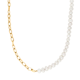 Gold-Perlen Halskette - PERDONA
